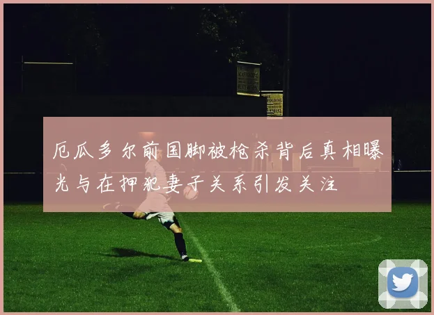 厄瓜多尔前国脚被枪杀背后真相曝光与在押犯妻子关系引发关注