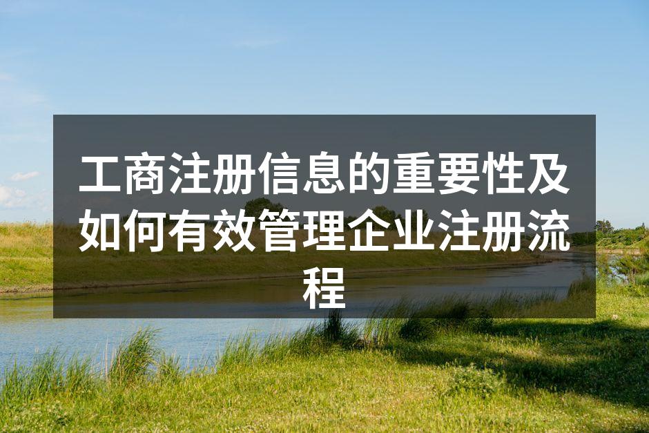 工商注册流程示意图